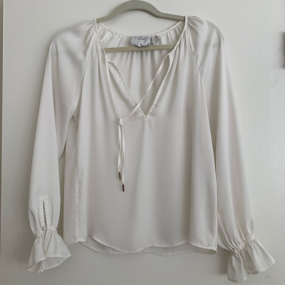 White L’acadmie blouse